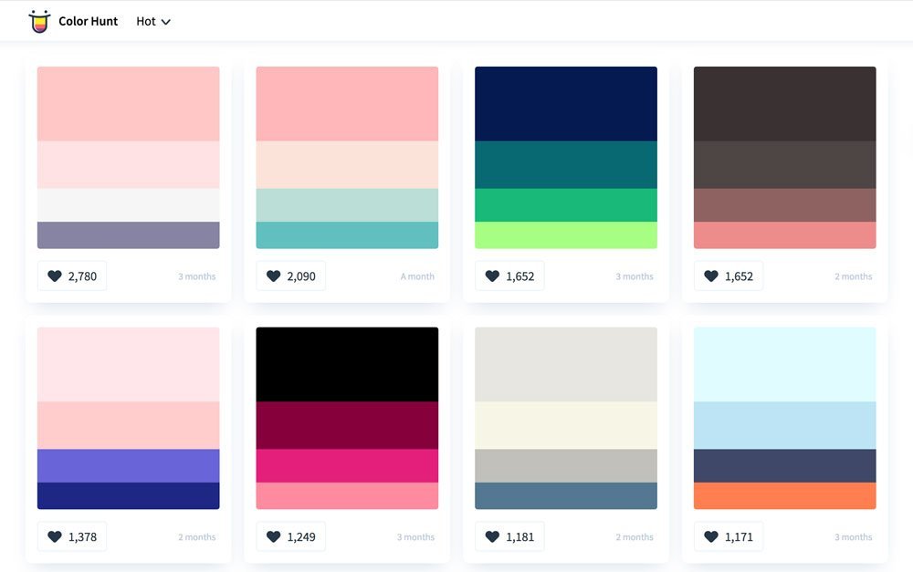 Color Hunt — 6 free tools to help you pick iconic brand colours