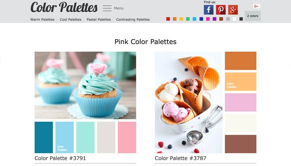 Color Palettes — 6 free tools to help you pick iconic brand colours