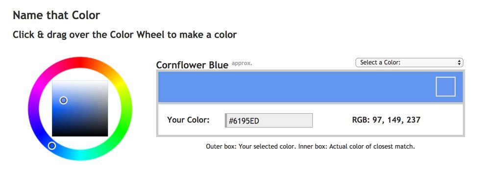 Name that Color — 6 free tools to help you pick iconic brand colours