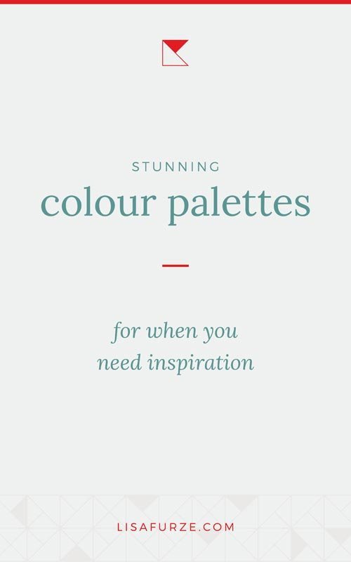 Here are 22 gorgeous colour schemes that you can use to inspire your next design creation