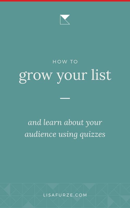 Find out what makes quizzes great for lead generation, and how you can use them to quickly build an email list of people who want to hear from you!