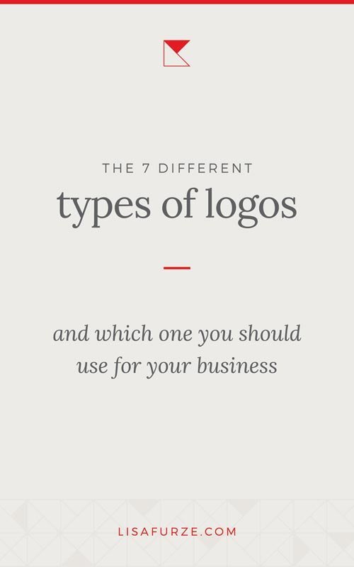 The 7 different types of logos and how they work best. Which one should you use for your business?
