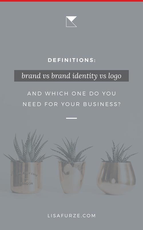 Easy-to-understand definitions to explain the difference between common branding terms. Learn the difference between a brand and a brand identity and how each of those are more than simply a logo!