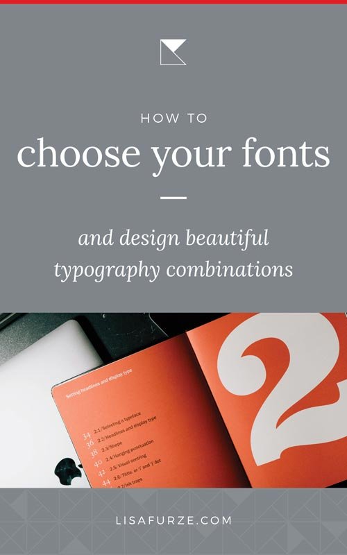 How to choose your brand fonts and design beautiful typography for your website and everywhere else.