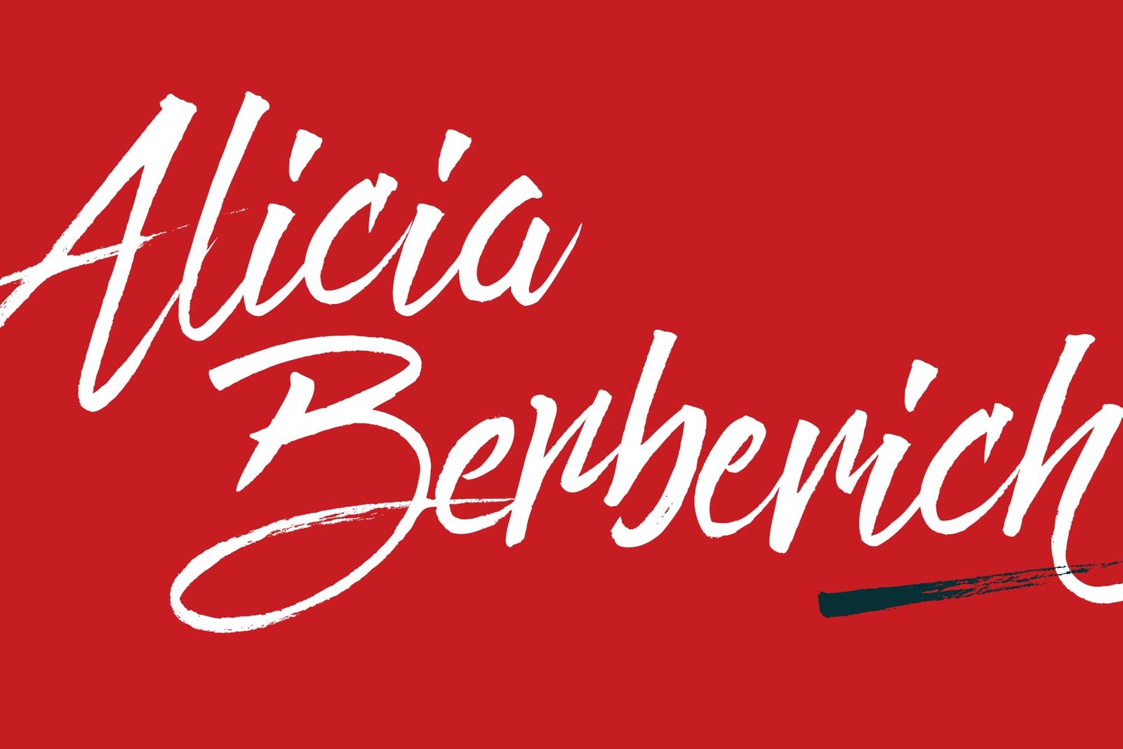 Alicia Berberich primary logo design