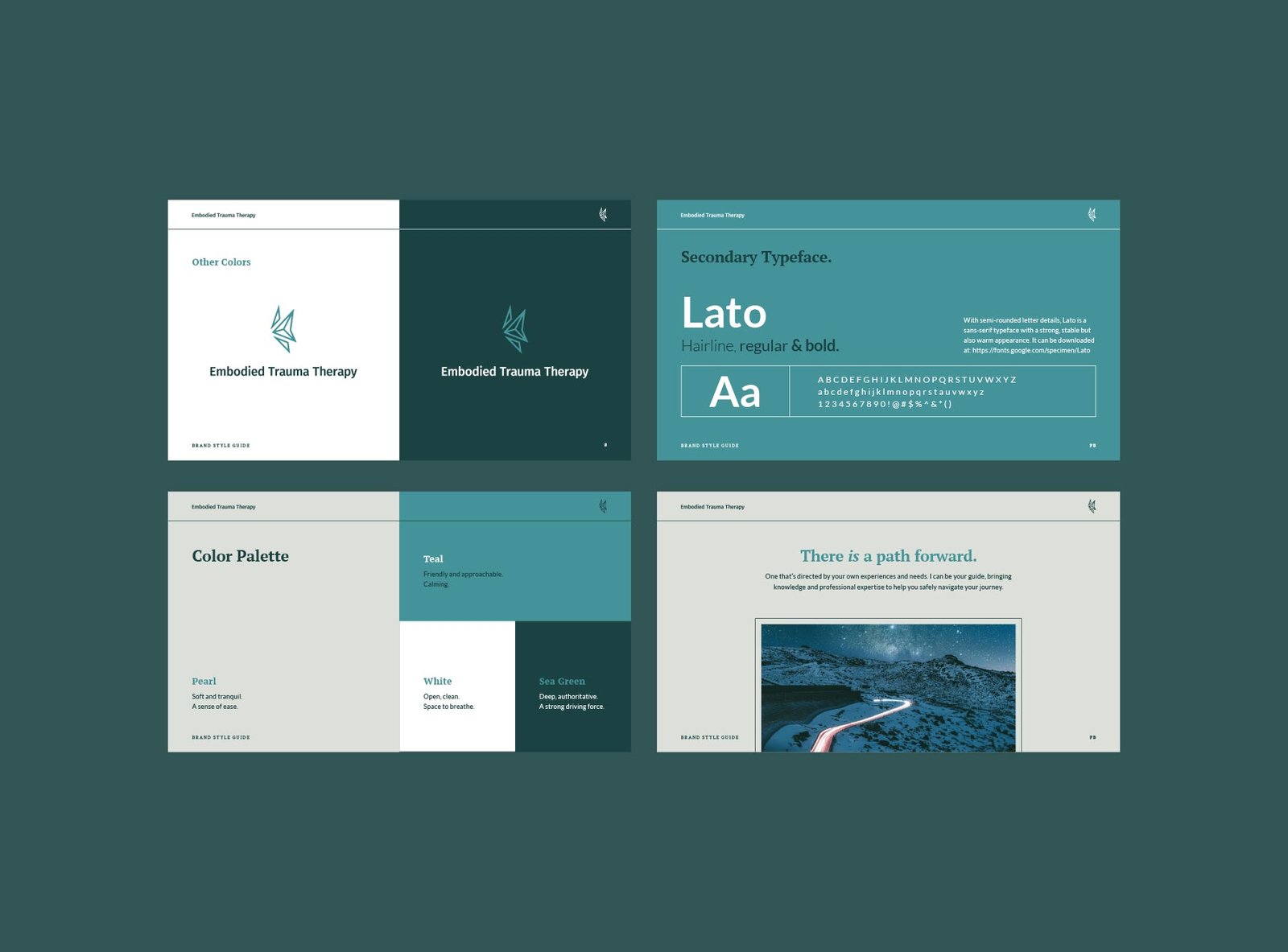 Style guide pages