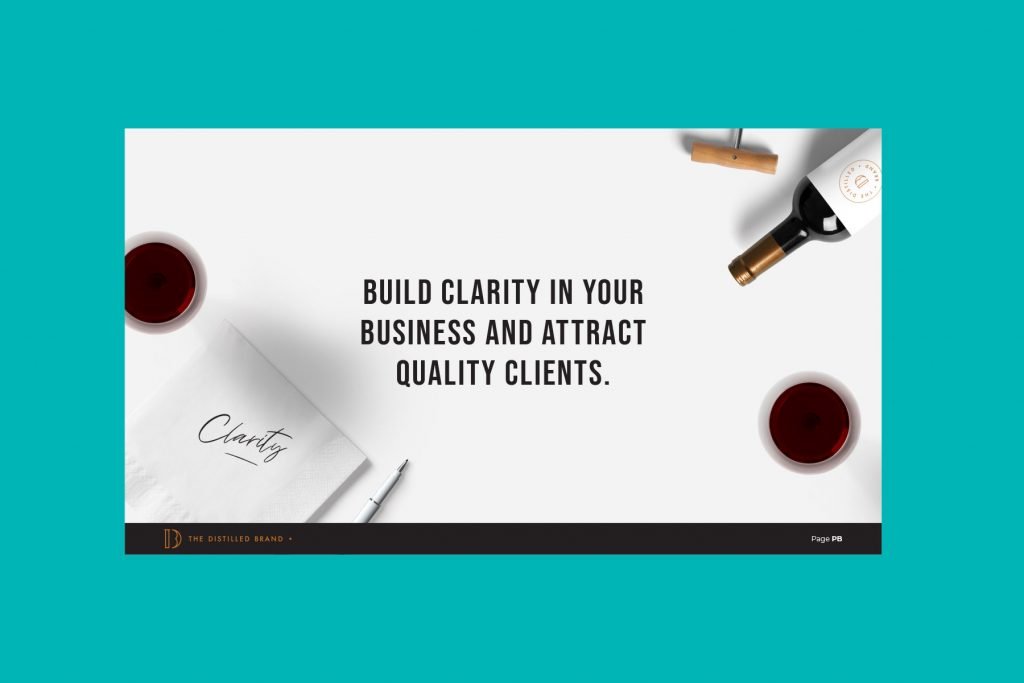 The Distilled Brand messaging and visual identity