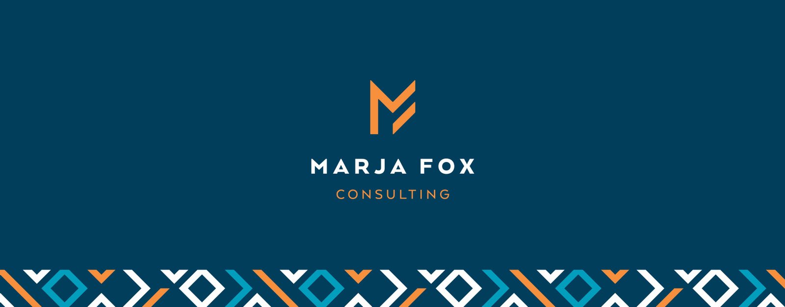 Marja Fox Consulting primary logo design
