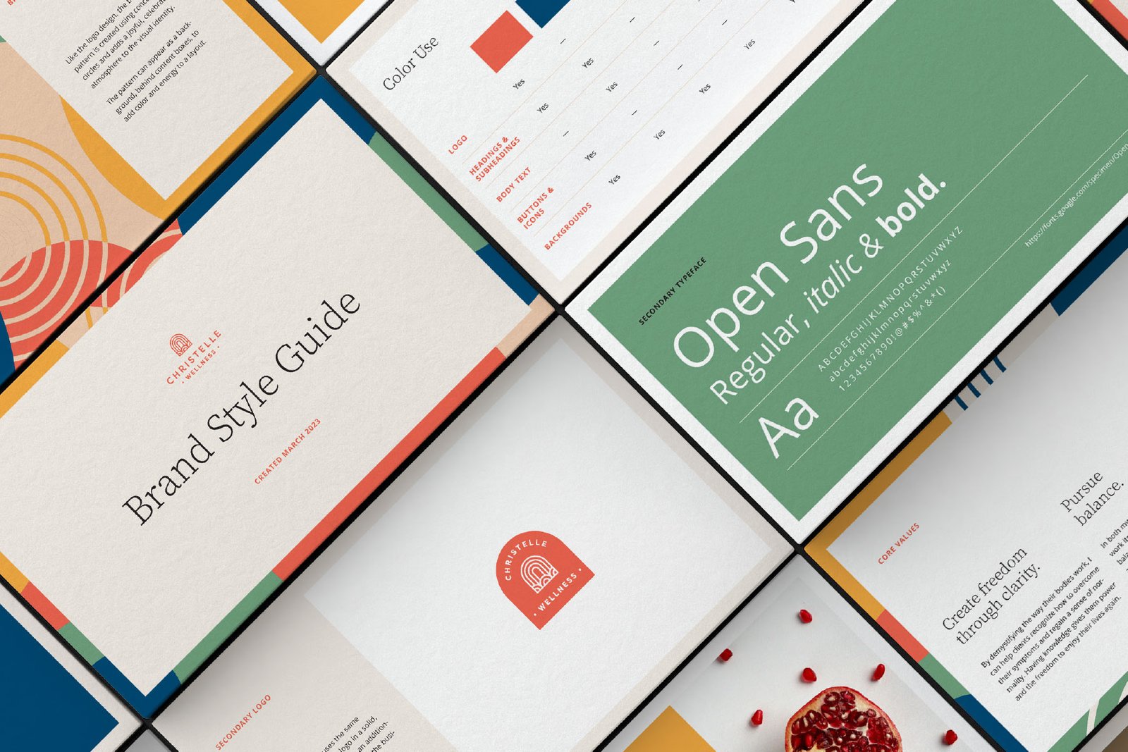 Wellness coaching brand style guide
