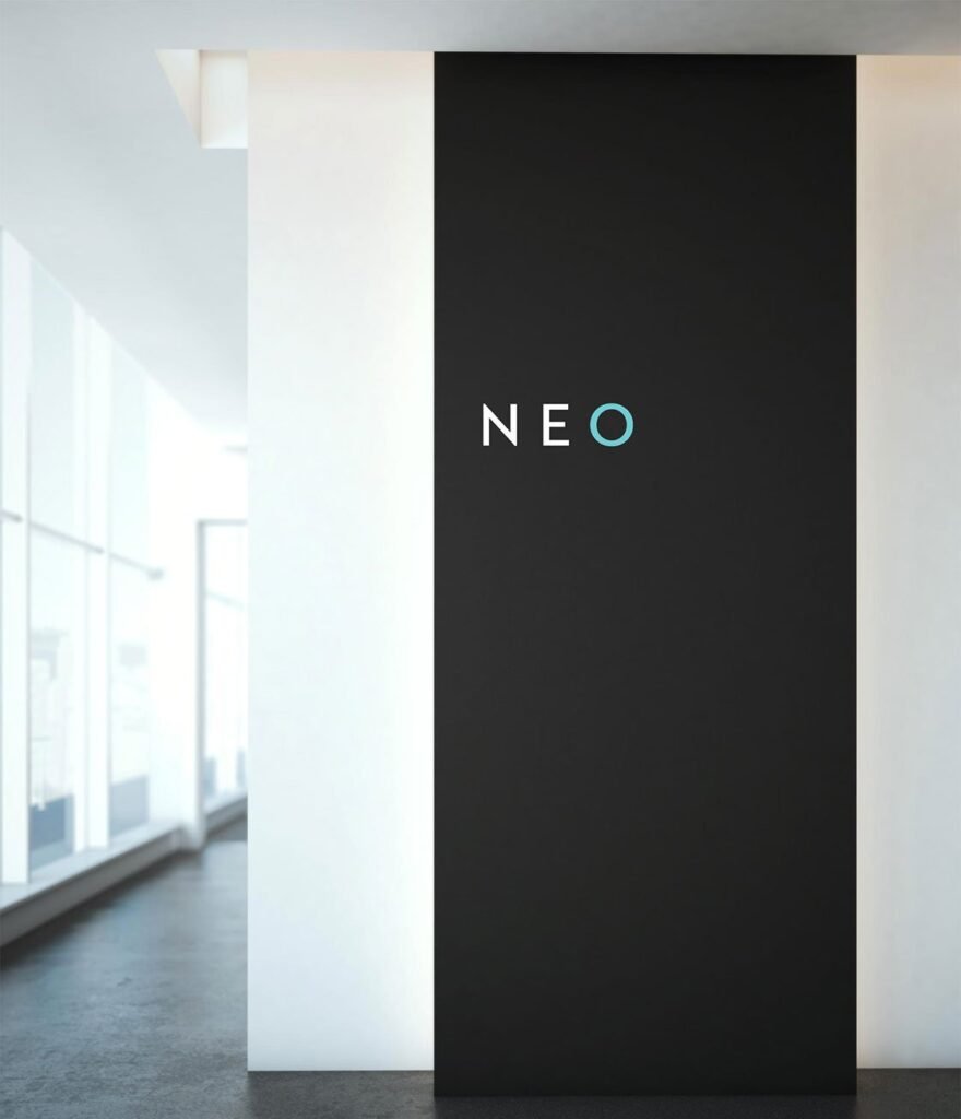 Interior signage example