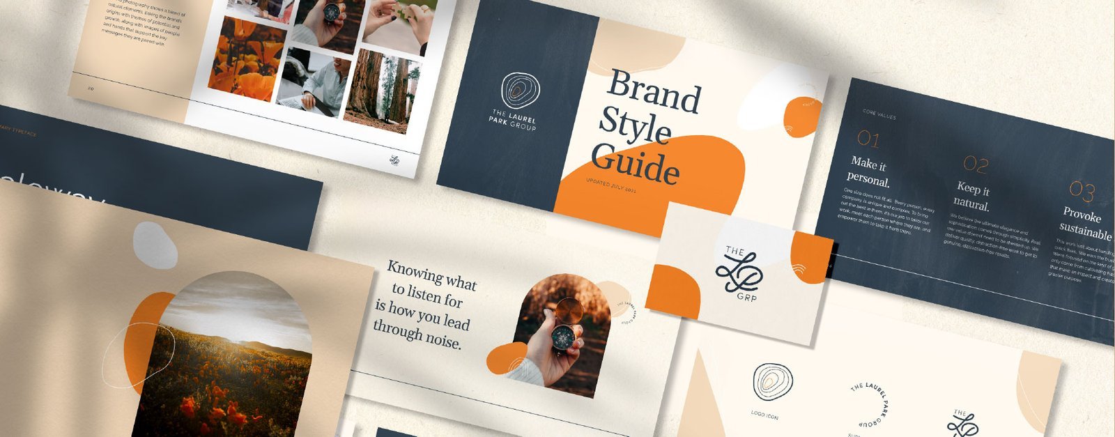 Brand style guide for leadership coaching company