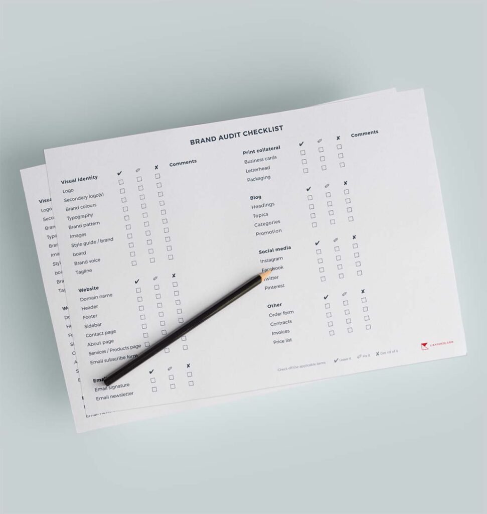 Get your FREE brand audit checklist at lisafurze.com