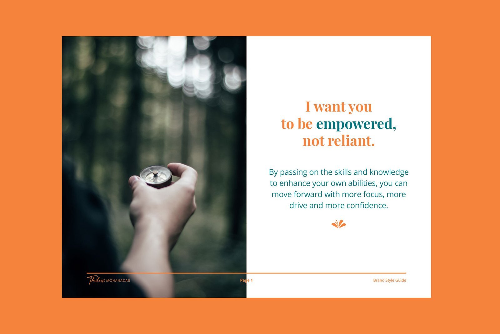 Business psychologist brand style guide page