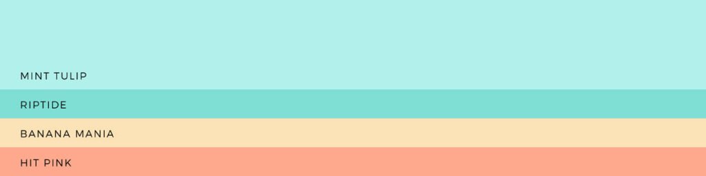 22 hand-picked colour palettes | lisafurze.com