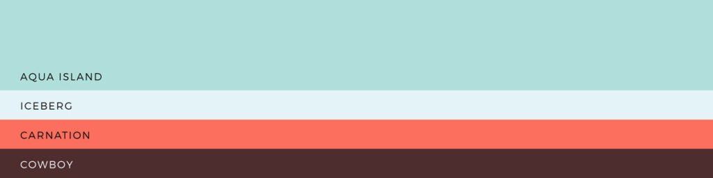 22 hand-picked colour palettes | lisafurze.com