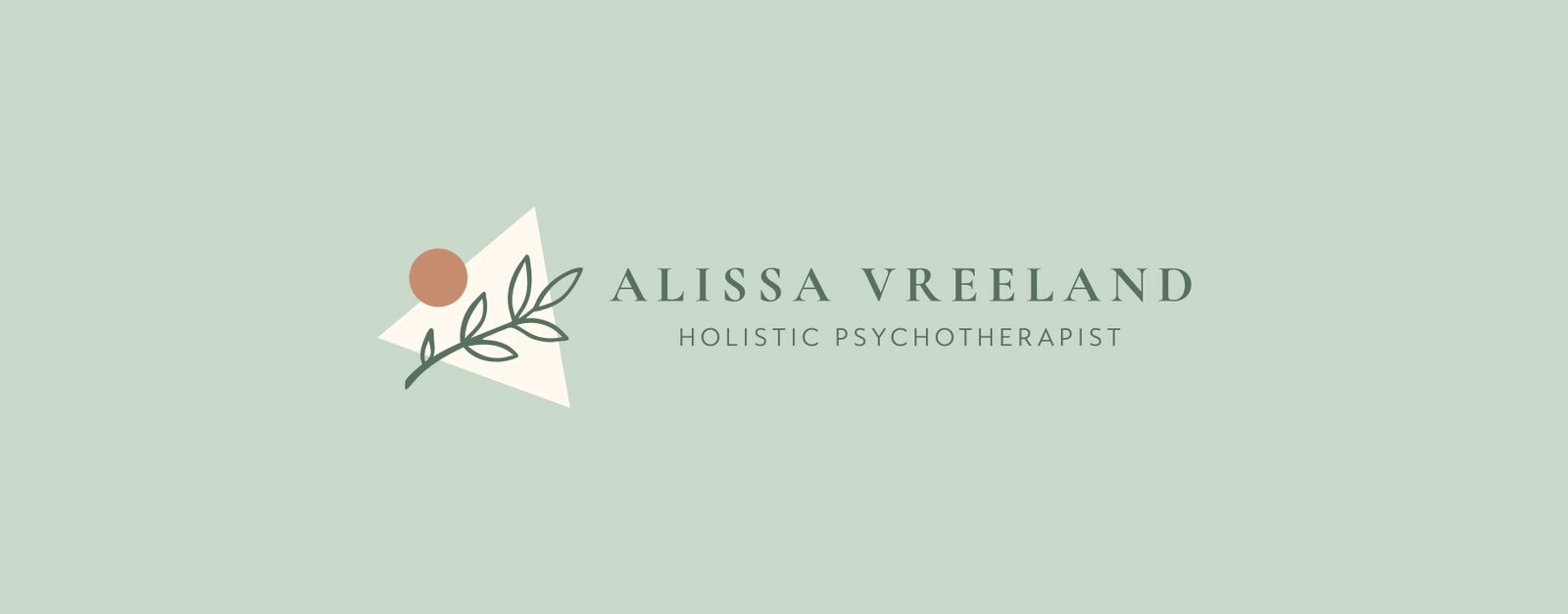 Alissa Vreeland secondary logo design
