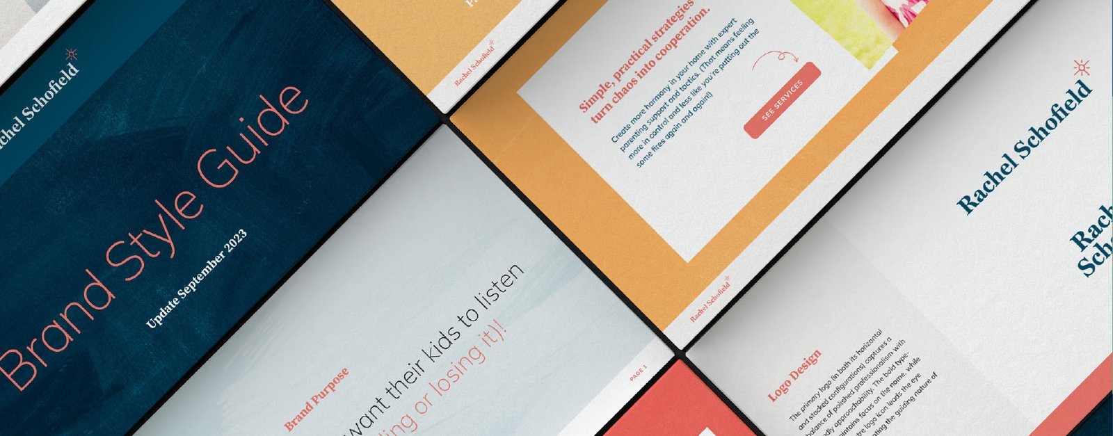 Parenting coach and expert style guide pages
