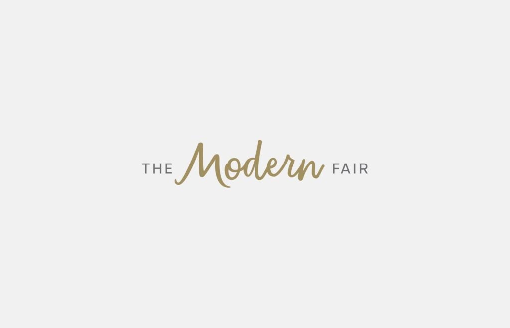 The Modern Fair alternate logo design, created by Lisa Furze