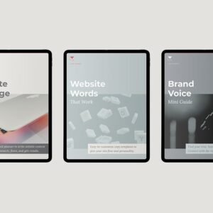 The three inclusions of the Website Message Bundle.